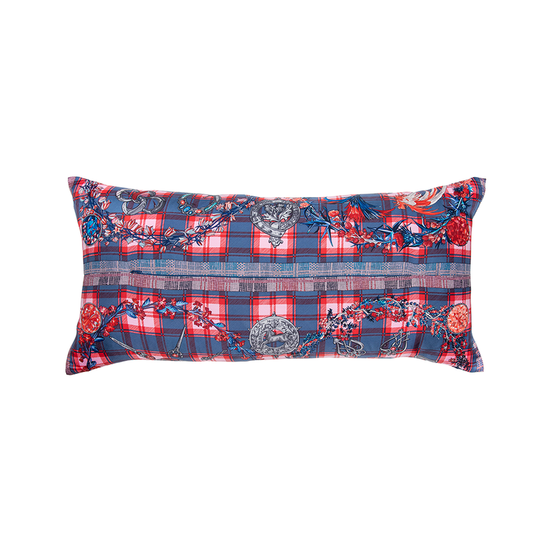 "Fleurs D'Ecosse" Hermès Silk Scarf Pillow