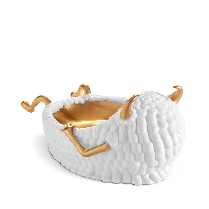 Haas Lazy Susan Catchall, White - Tribute Goods