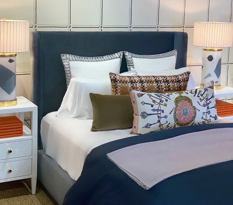 "Bolduc au Carre" Hermès Silk Scarf Pillow