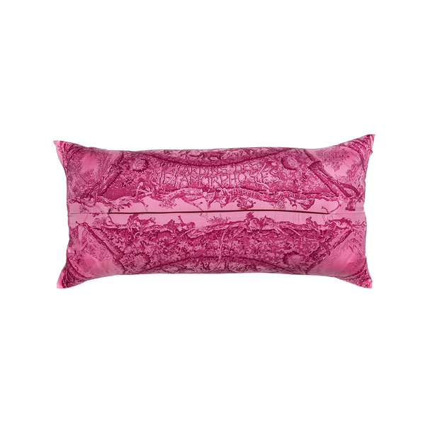 "Jardin Des Metamorphoses" Hermès Silk Scarf Pillow