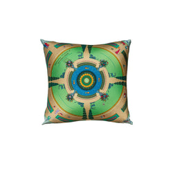 "Jardin Enchante" Hermès Silk Scarf Pillow