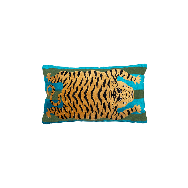 "Jokhang" Velvet Tiger Pillow