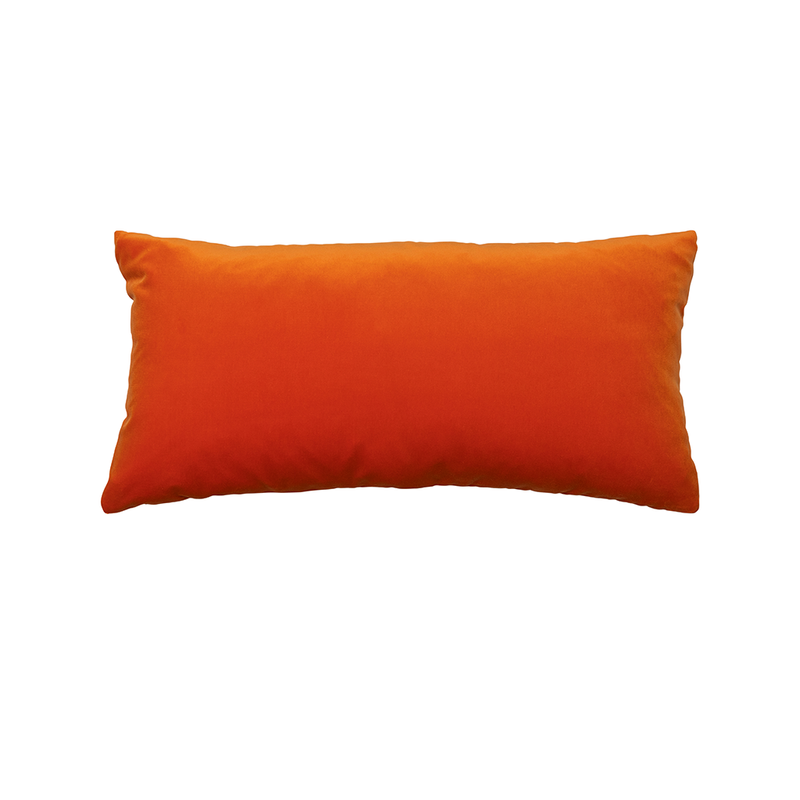 Orange lumbar pillows sale