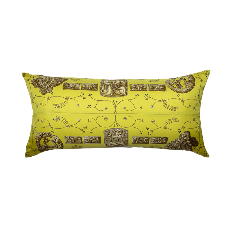 "Ors Nomades" Hermès Silk Scarf Pillow