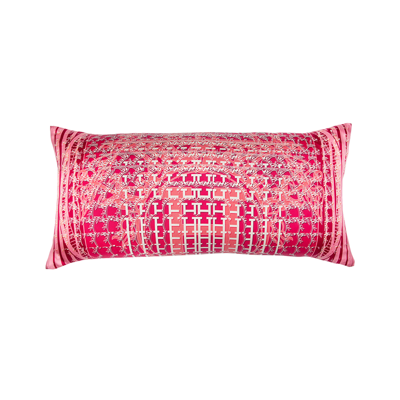 "24 Faubourg Seconde" Hermès Silk Scarf Pillow