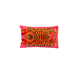 Velvet sales tiger pillow