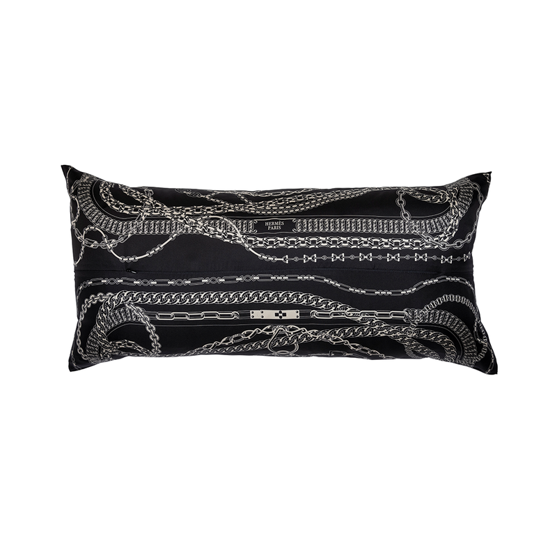 "Réaction en Chaines" Hermès Silk Scarf Pillow