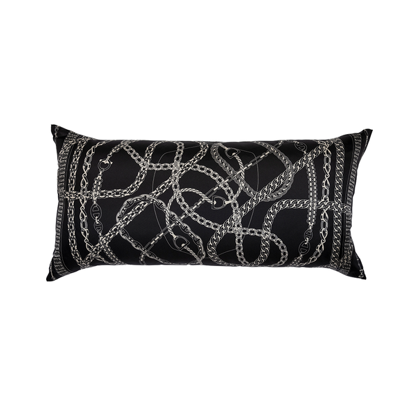 "Réaction en Chaines" Hermès Silk Scarf Pillow