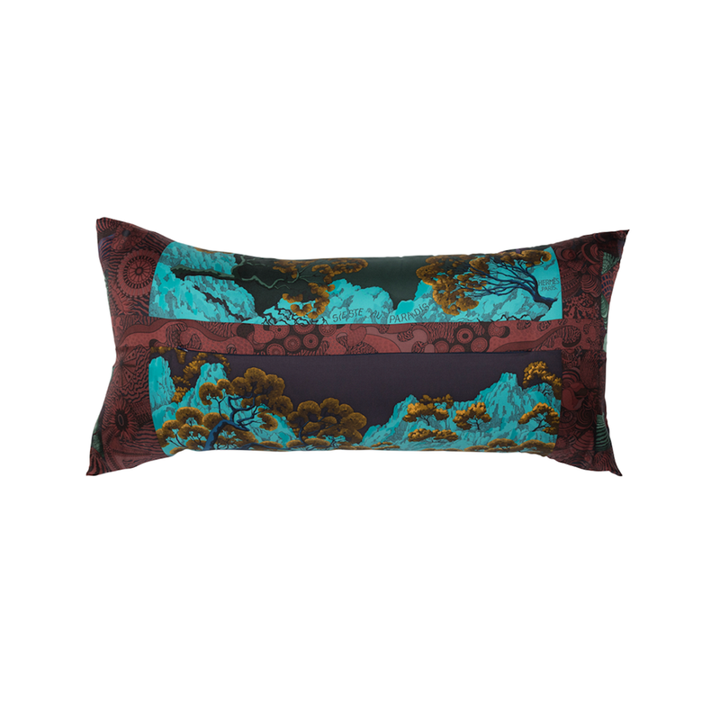 "Sieste au Paradis" Hermès Silk Scarf Pillow - Tribute Goods