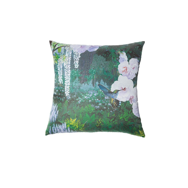 Silk Hummingbird Pillow - Tribute Goods