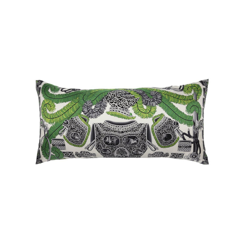 "Sous l'Egide de Mars" Hermès Silk Scarf Pillow - Tribute Goods