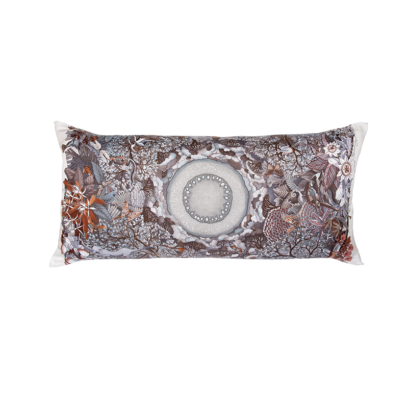 "Au Coeur de la Vie" Hermès Silk Scarf Pillow