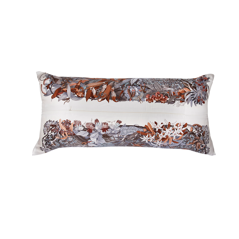 "Au Coeur de la Vie" Hermès Silk Scarf Pillow