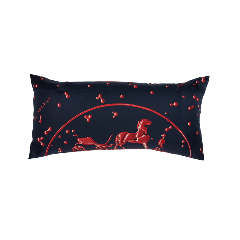 "VIF Argent" Hermès Silk Scarf Pillow - Tribute Goods