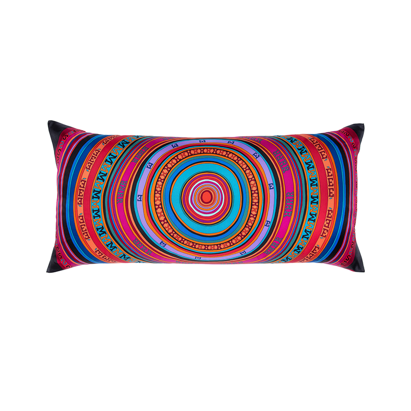 "Tohu Bohu" Hermès Silk Scarf Pillow