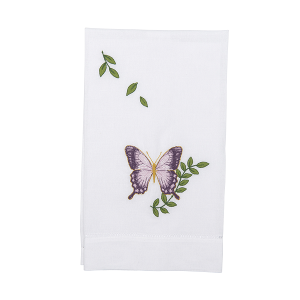 Butterfly Linen Hand Towel - Tribute Goods