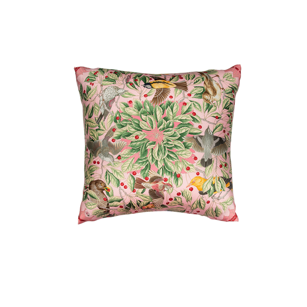 "Les Merises" Hermès Silk Scarf Pillow - Tribute Goods
