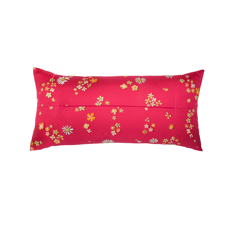 "Flower Power" Hermès Silk Scarf Pillow - Tribute Goods