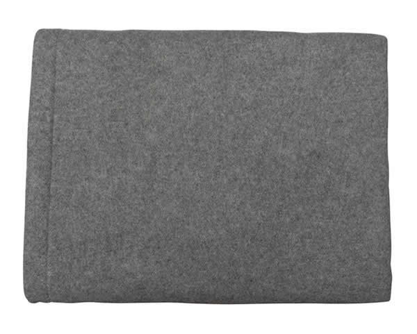 Two-Tone Charcoal & Grey Heavyweight Cashmere Blanket