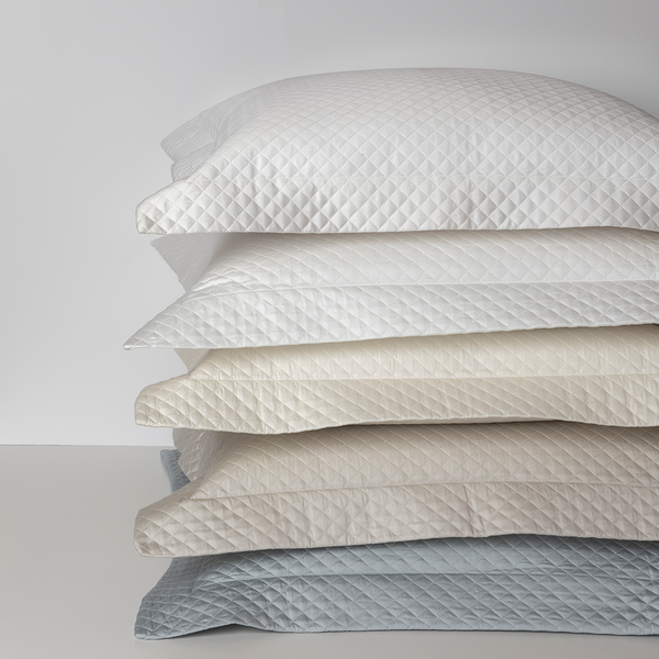 French Blue Quilted Sham