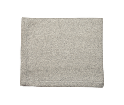 Grey & Ivory Cashmere Blanket