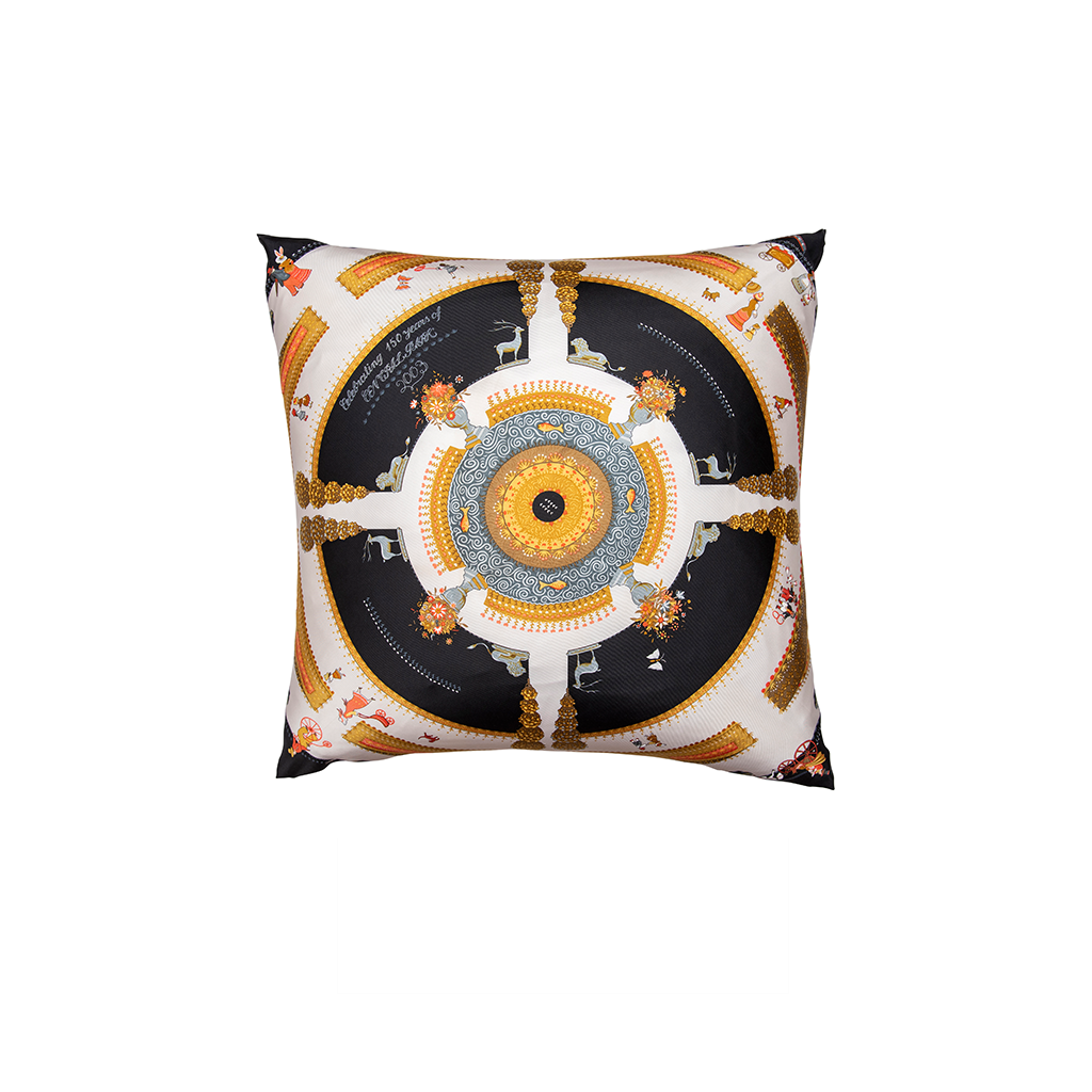 Hermes, Accents, Gorgeous Authentic Herms Carpe Diem Silk Scarf Pillow