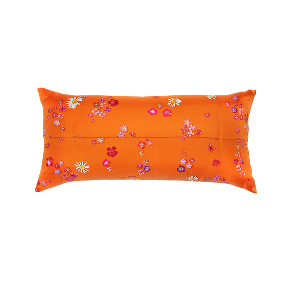 "Flower Power" Hermès Silk Scarf Pillow