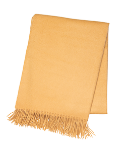 Gold Cashmere Throw - Tribute Goods