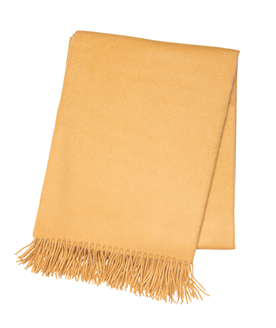 Yellow discount cashmere throw