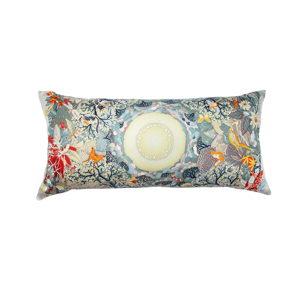 "Au Coeur de la Vie" Hermès Silk Scarf Pillow